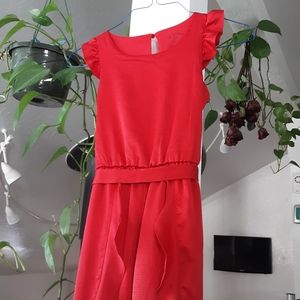Art Class red kids Jumpsuit sz large (10-12)